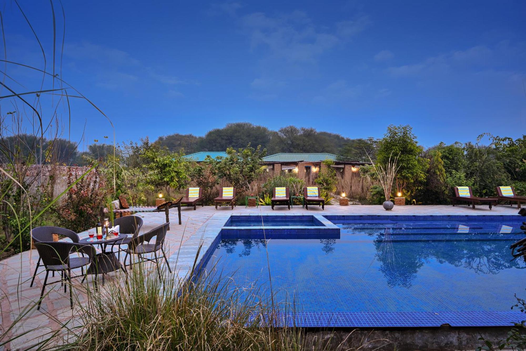 Bagh Serai - Rustic Cottage With Private Pool Sawai Madhopur Exterior foto
